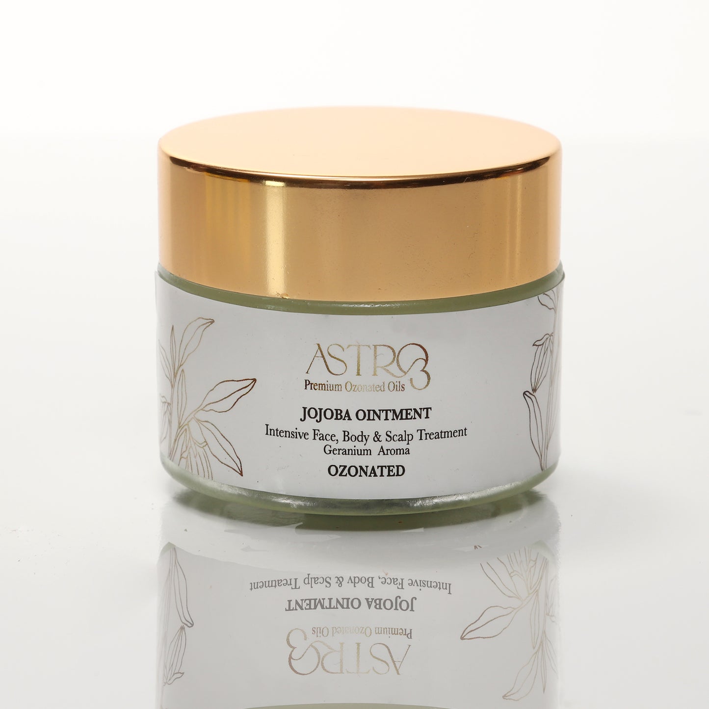 JOJOBA OINTMENT - Face, Body & Scalp Treatment - OZONATED (1.69 fl oz / 50 ml)