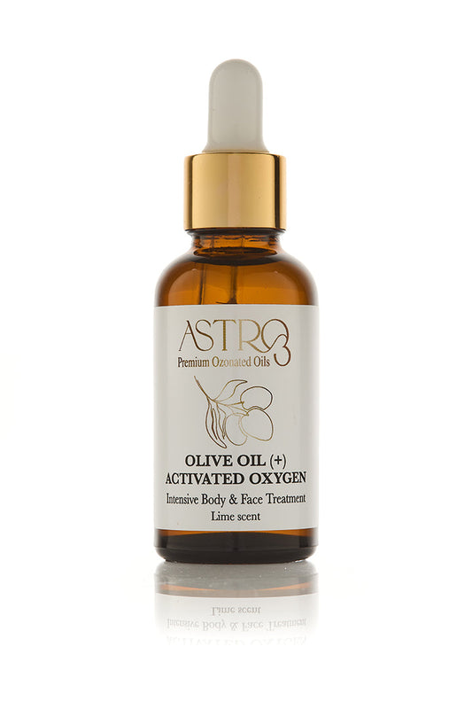 Olive Oil + Activated Oxygen Intensive Body & Face Treatment - Lime Scent (1.01 fl oz)