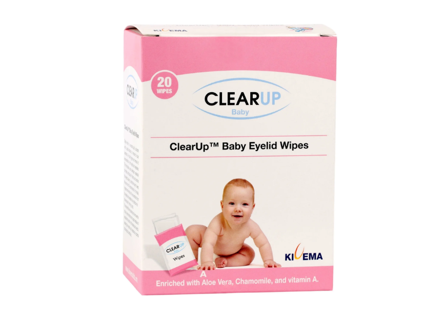 Baby Eyelid Wipes - Soothing Care for Delicate Eyes (20-Unit Pack)